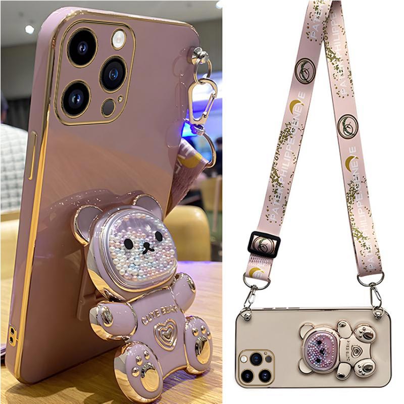 Fragance X - Drijfzand Beer Houder Lanyard Telefoonhoesje Voor