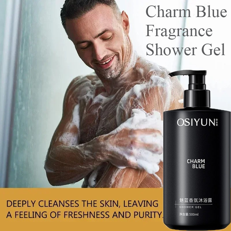 Perfume Fragrance Moisturizer - 500ml Charm Blue Fragrance Douchegel Heren
