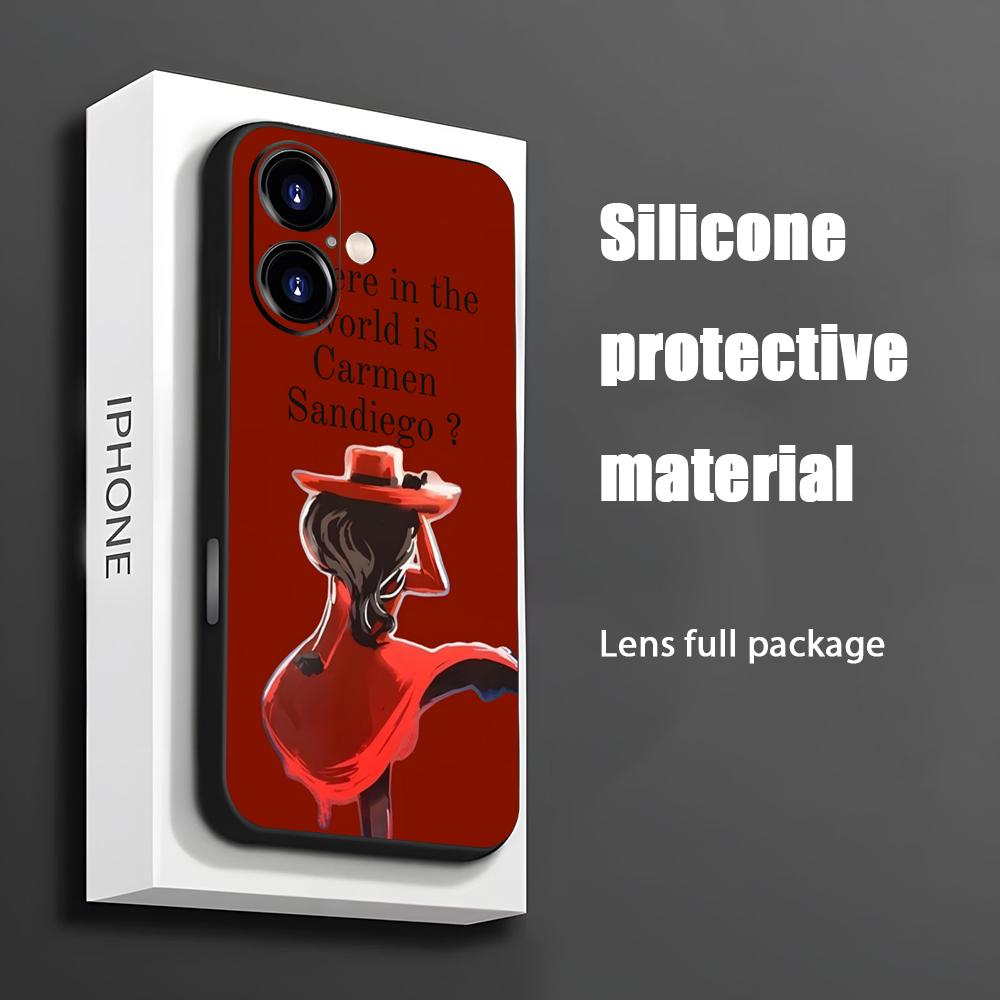 Perfume Pure Xs - Hot Carmen Sandiego Cartoon Telefoon Case