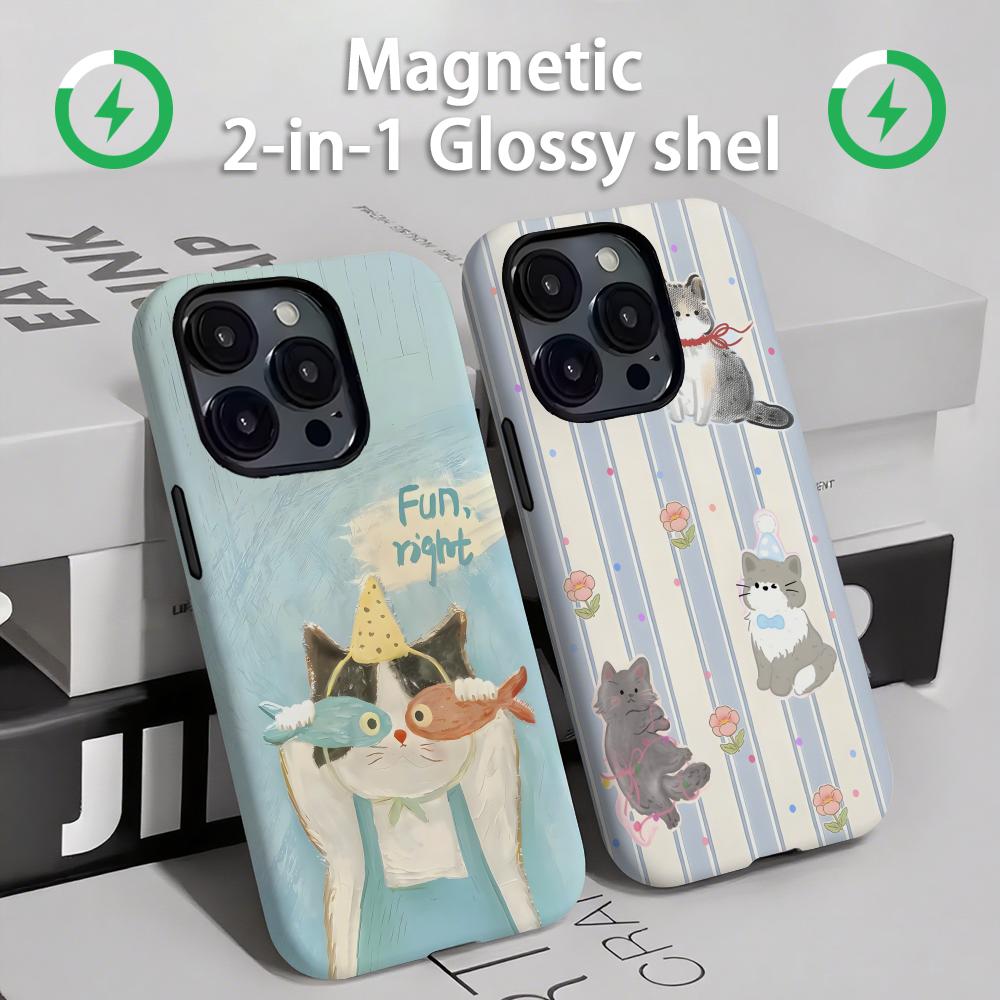 Perfume Pure Xs - Leuke katten en honden Telefoonhoesje Magnetisch