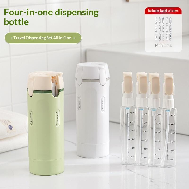 Perfume Quotes - Lekvrije 4-in-1 navulbare reisset met draagbare