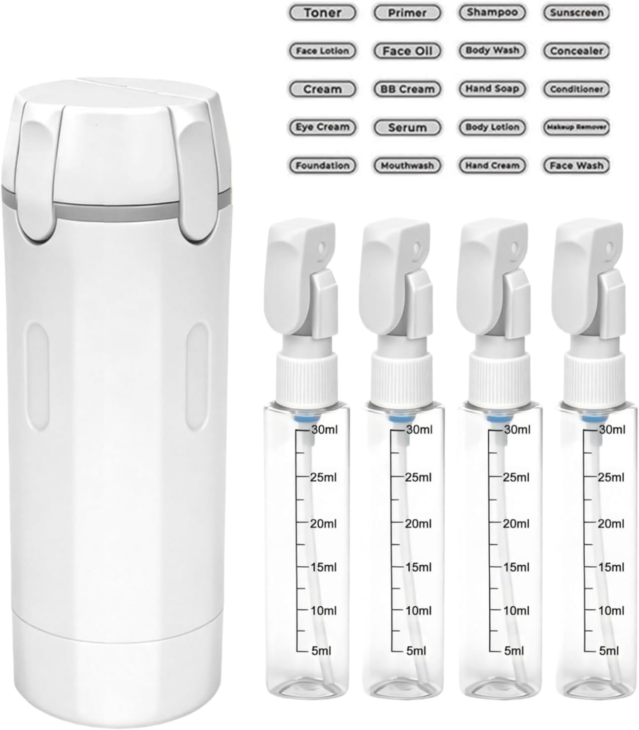 Perfume Quotes - 4-in-1 reisdispenser Draagbare reisflessen Lekvrij Lekvrije