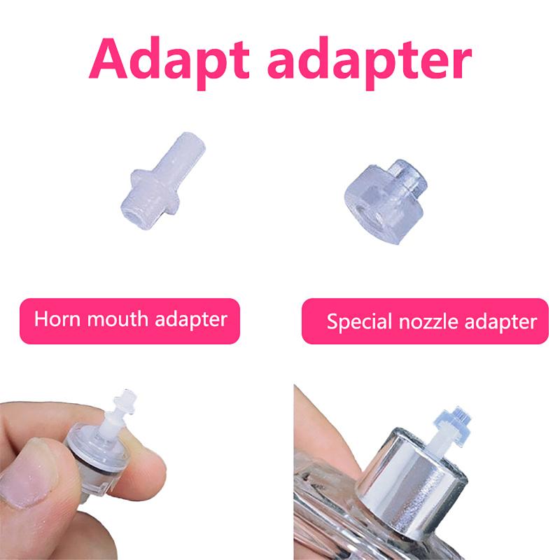Perfume Quotes - Verbeterde 2-delige parfumfles-overdrachtadapter Hoornmond Lekvrij navulhulpmiddel