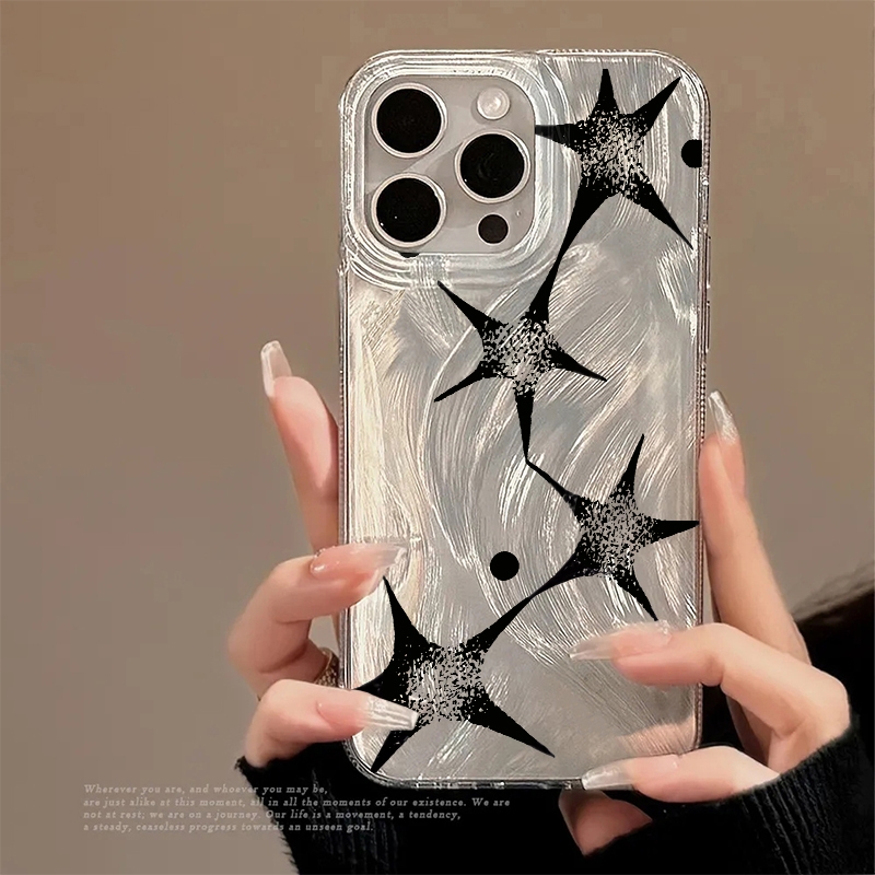 Perfume Pure Xs - Glanzende Ster Trendy Patroon Telefoonhoesje voor