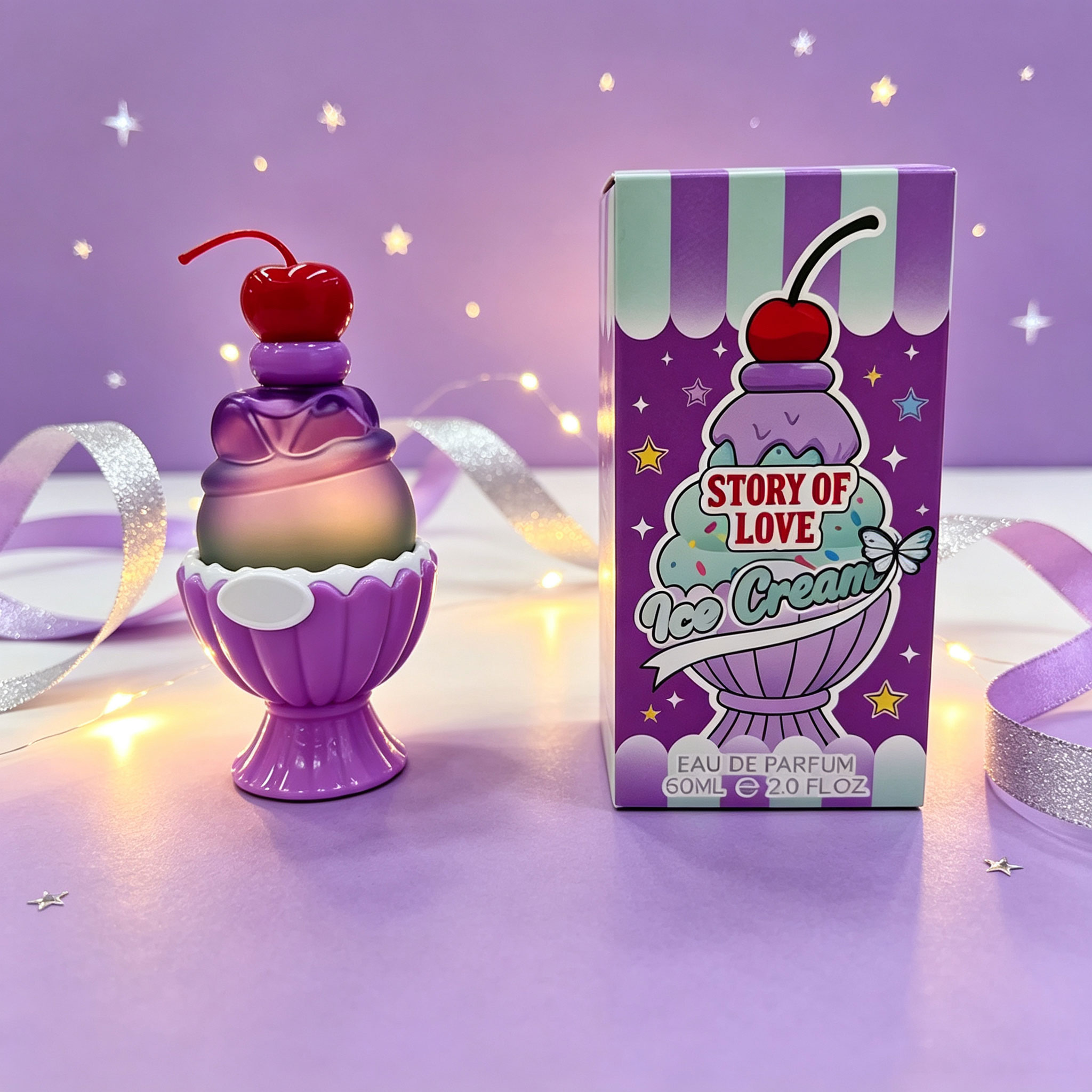 Schattig ijsvormig Eau De Parf - Fragrance Perfume Box recensie en prijs