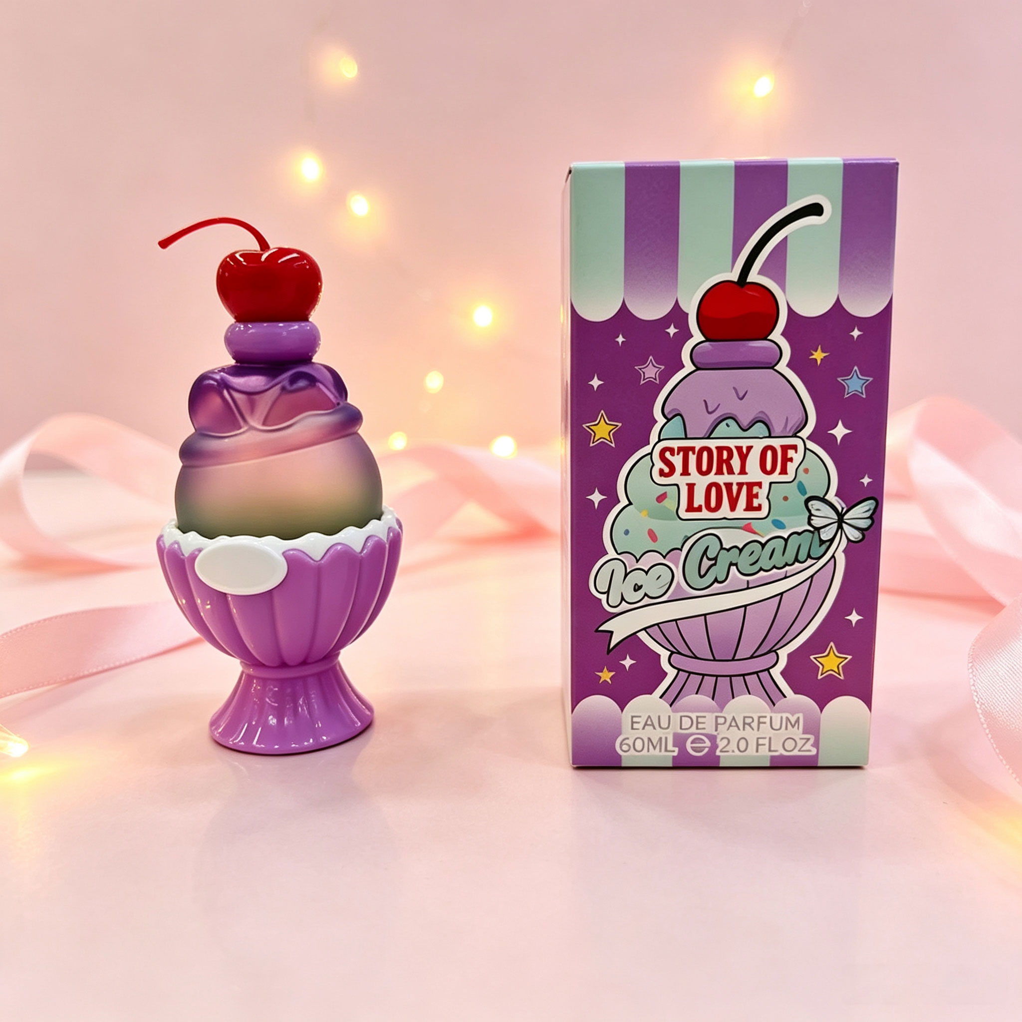 Schattig ijsvormig Eau De Parf - Fragrance Perfume Box recensie en prijs