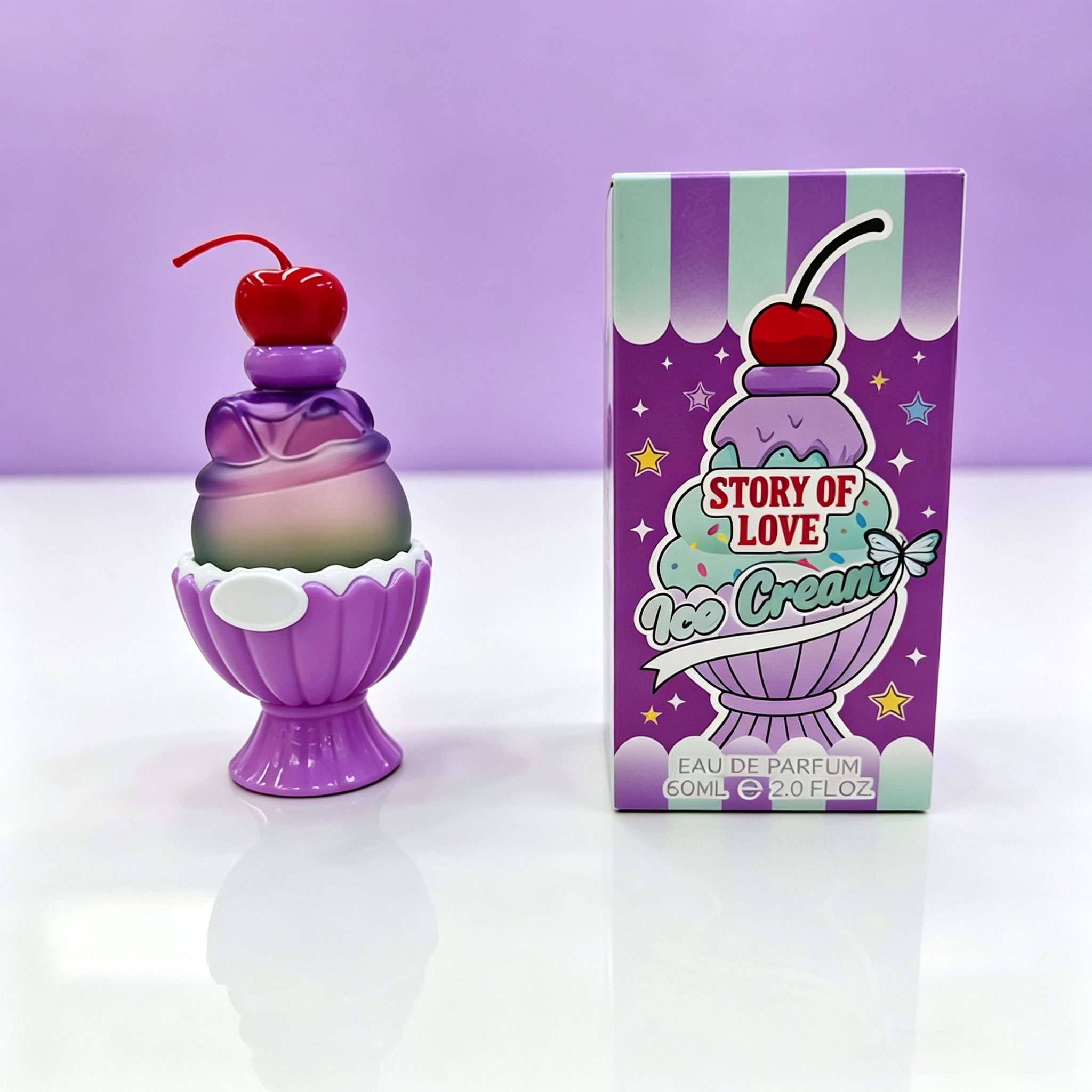 Schattig ijsvormig Eau De Parf - Fragrance Perfume Box recensie en prijs